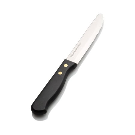 BON CHEF Gaucho, Steak Knife, Pp Handle, 5" Round Tip Blade, 13/0, 10" , set of 12 S935